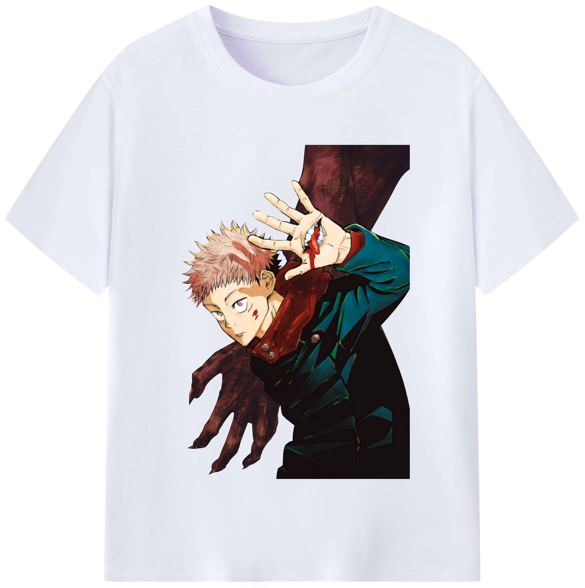 （画像用） 呪術廻戦 Jujutsu Kaisen レディースカジュアルプリントTシャツ（綿100％）
