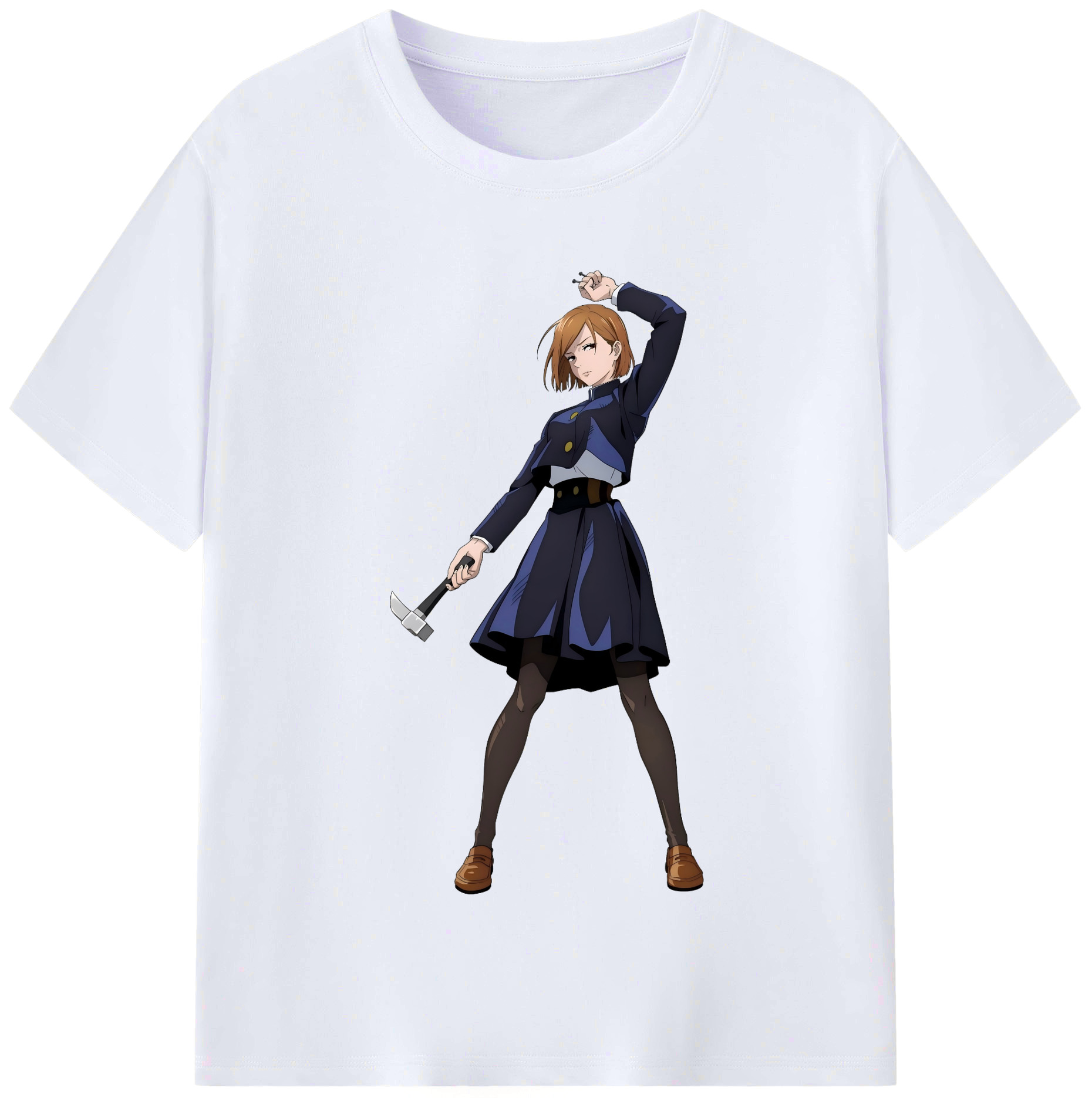 （画像用） 呪術廻戦 Jujutsu Kaisen レディースカジュアルプリントTシャツ（綿100％）