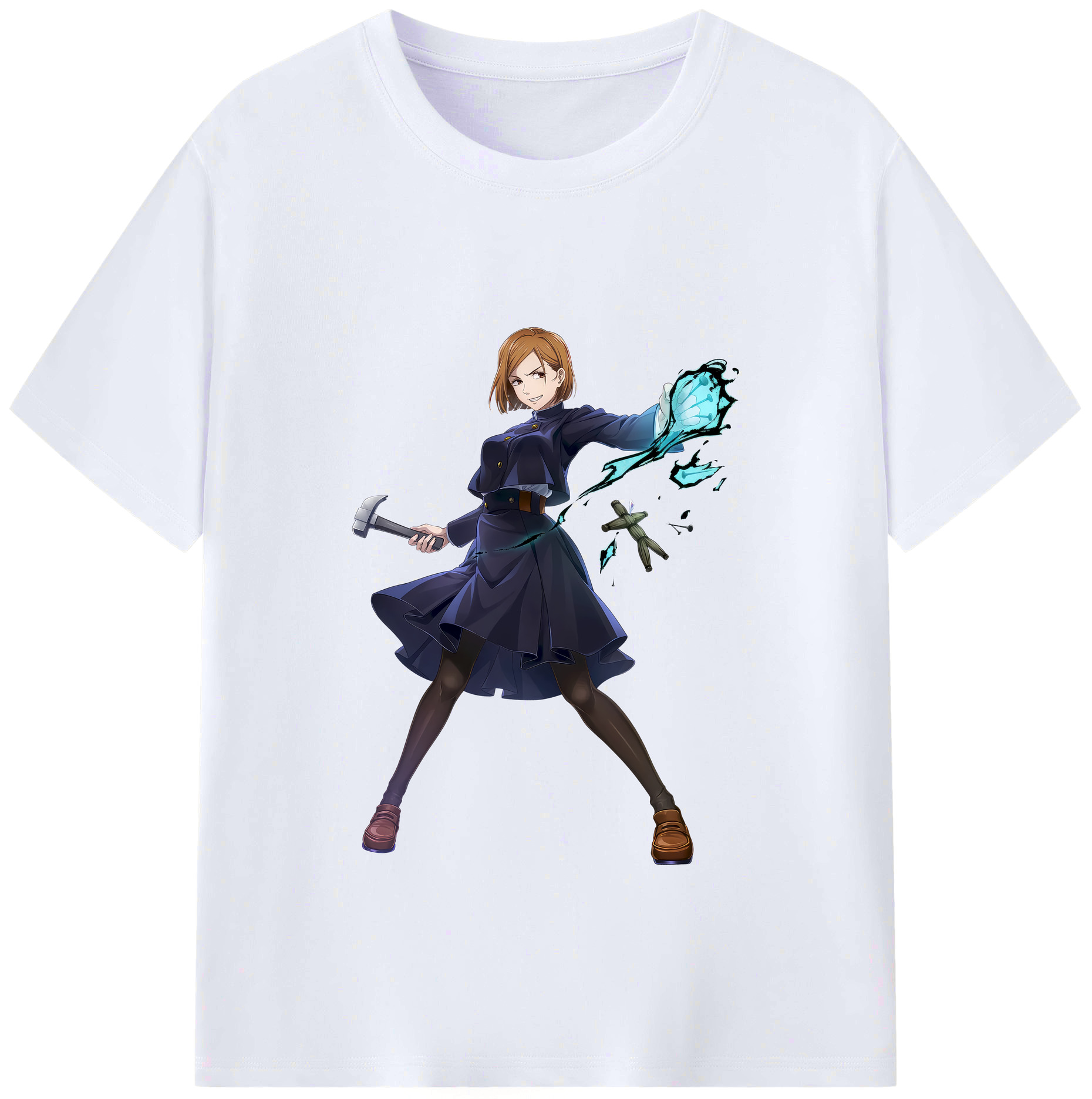 （画像用） 呪術廻戦 Jujutsu Kaisen レディースカジュアルプリントTシャツ（綿100％）