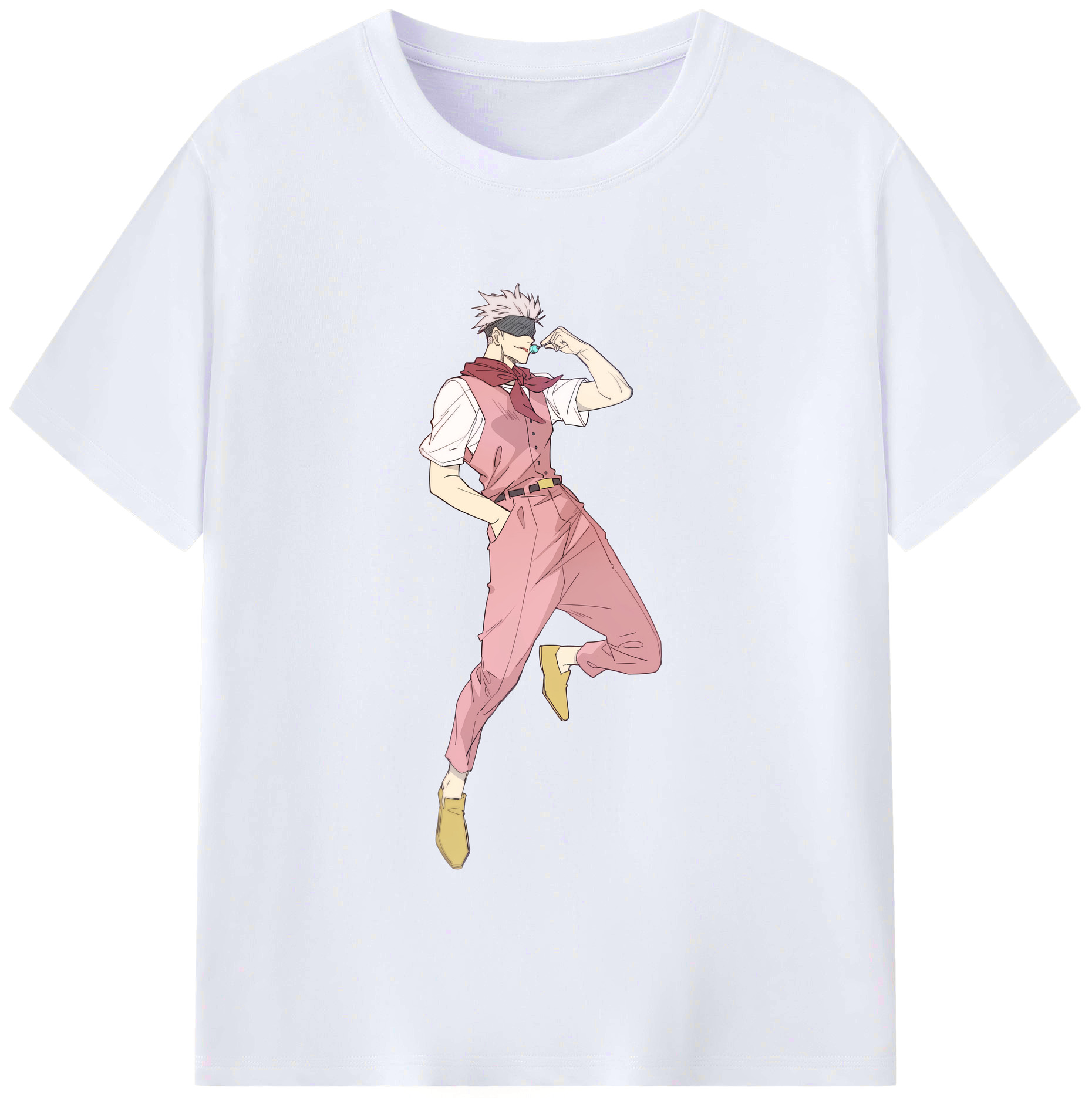 （画像用） 呪術廻戦 Jujutsu Kaisen レディースカジュアルプリントTシャツ（綿100％）