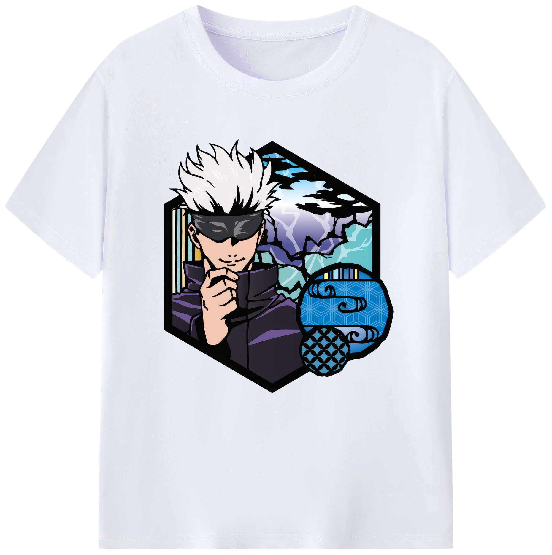 （画像用） 呪術廻戦 Jujutsu Kaisen レディースカジュアルプリントTシャツ（綿100％）