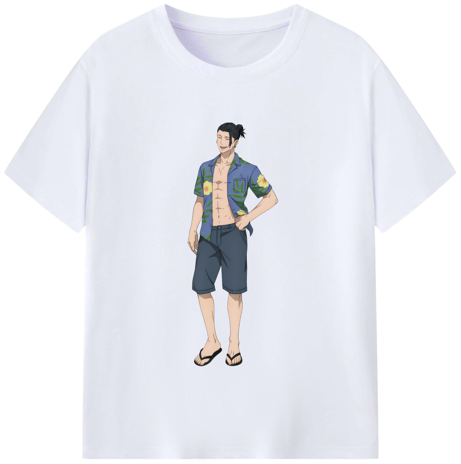 （画像用） 呪術廻戦 Jujutsu Kaisen レディースカジュアルプリントTシャツ（綿100％）