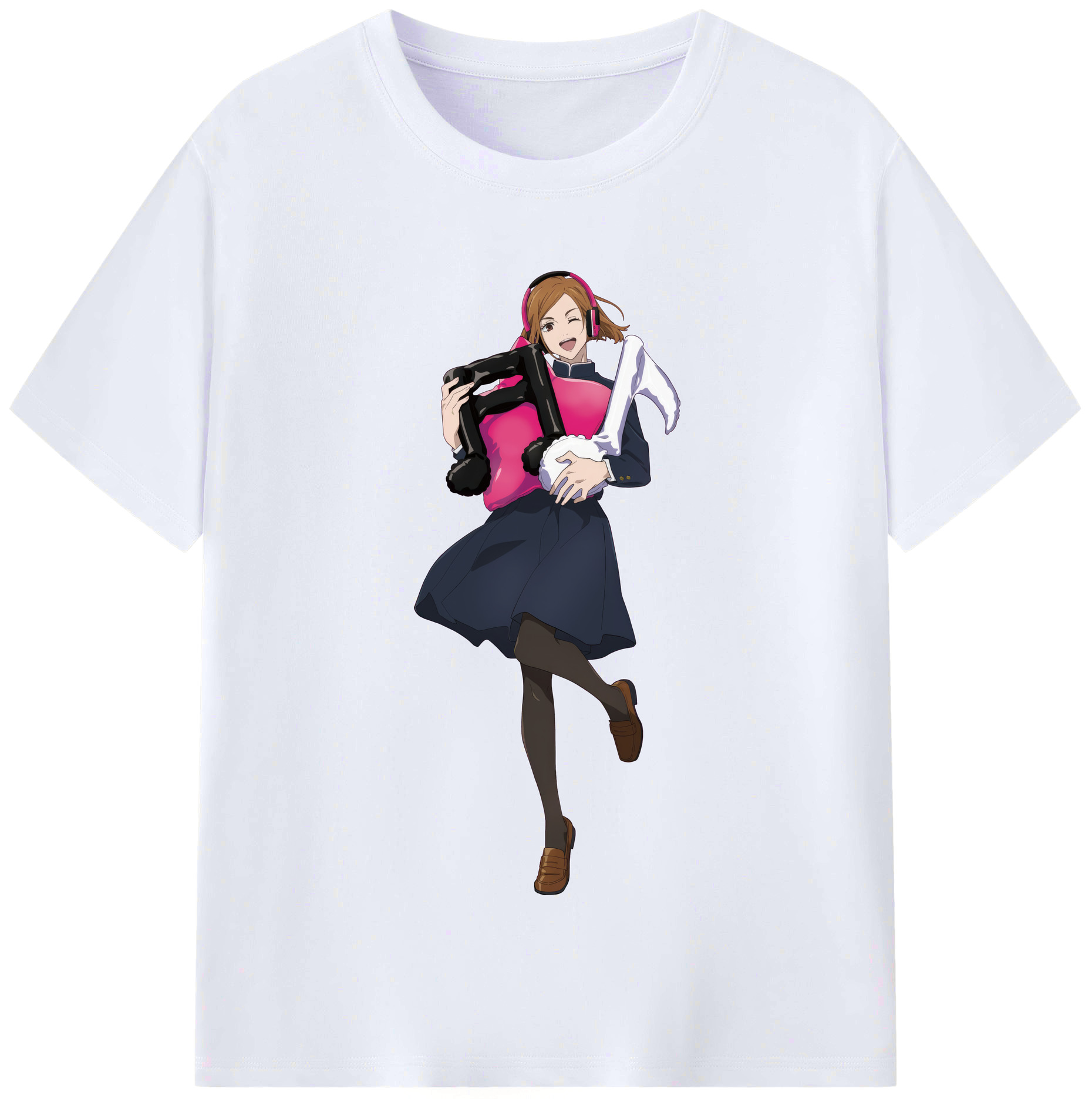 （画像用） 呪術廻戦 Jujutsu Kaisen レディースカジュアルプリントTシャツ（綿100％）