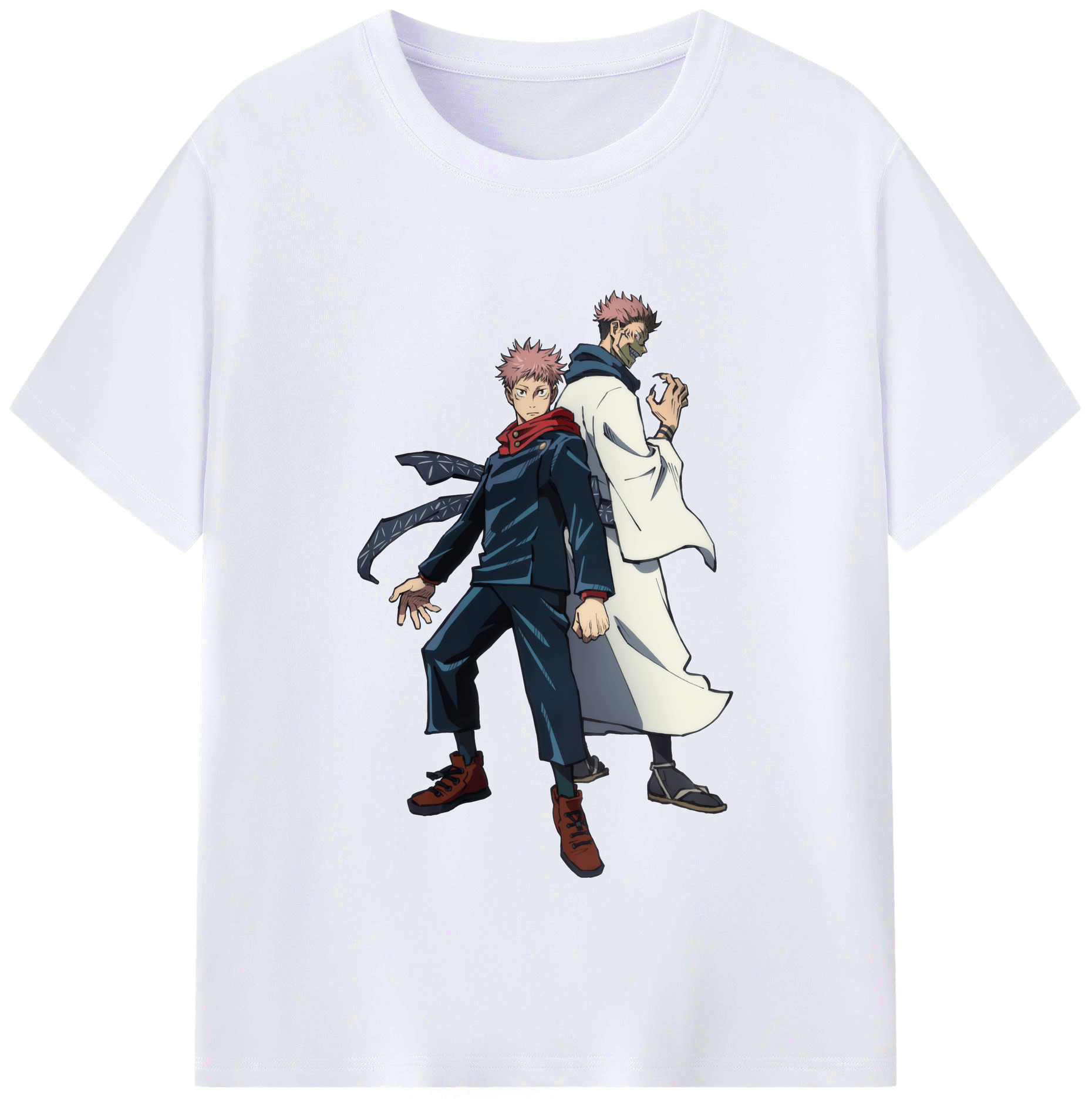 （画像用） 呪術廻戦 Jujutsu Kaisen レディースカジュアルプリントTシャツ（綿100％）