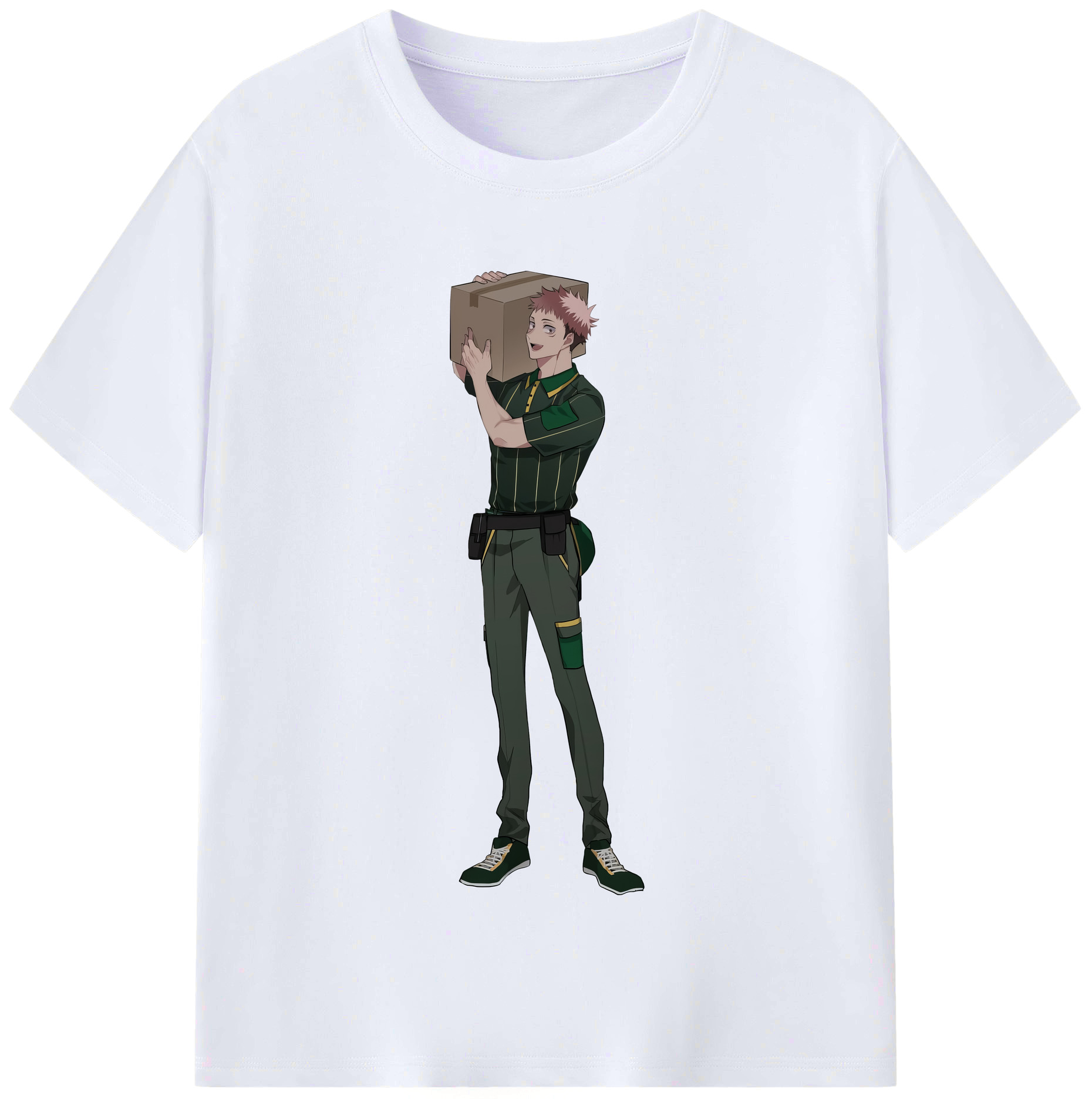 （画像用） 呪術廻戦 Jujutsu Kaisen レディースカジュアルプリントTシャツ（綿100％）