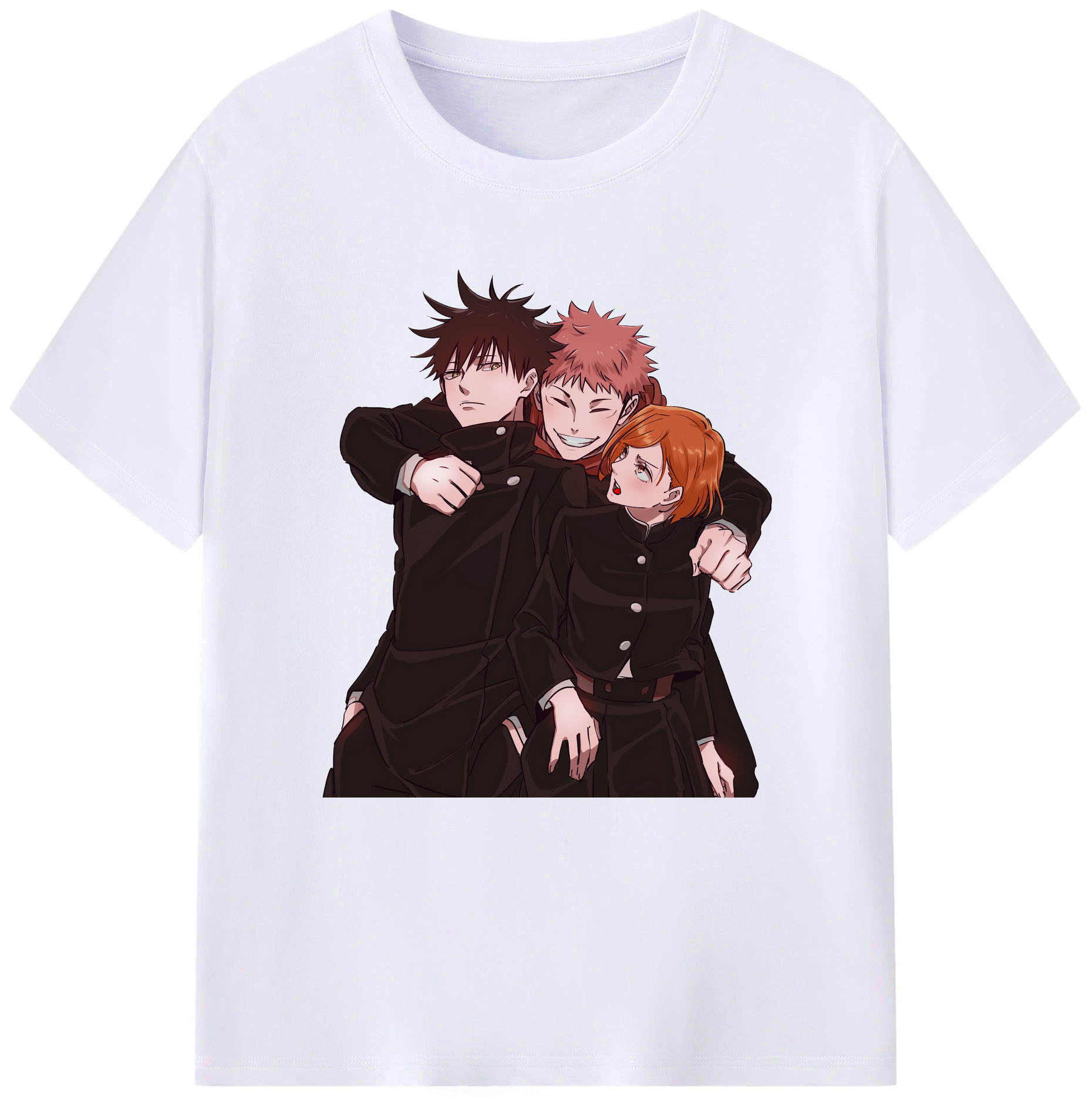 （画像用） 呪術廻戦 Jujutsu Kaisen レディースカジュアルプリントTシャツ（綿100％）