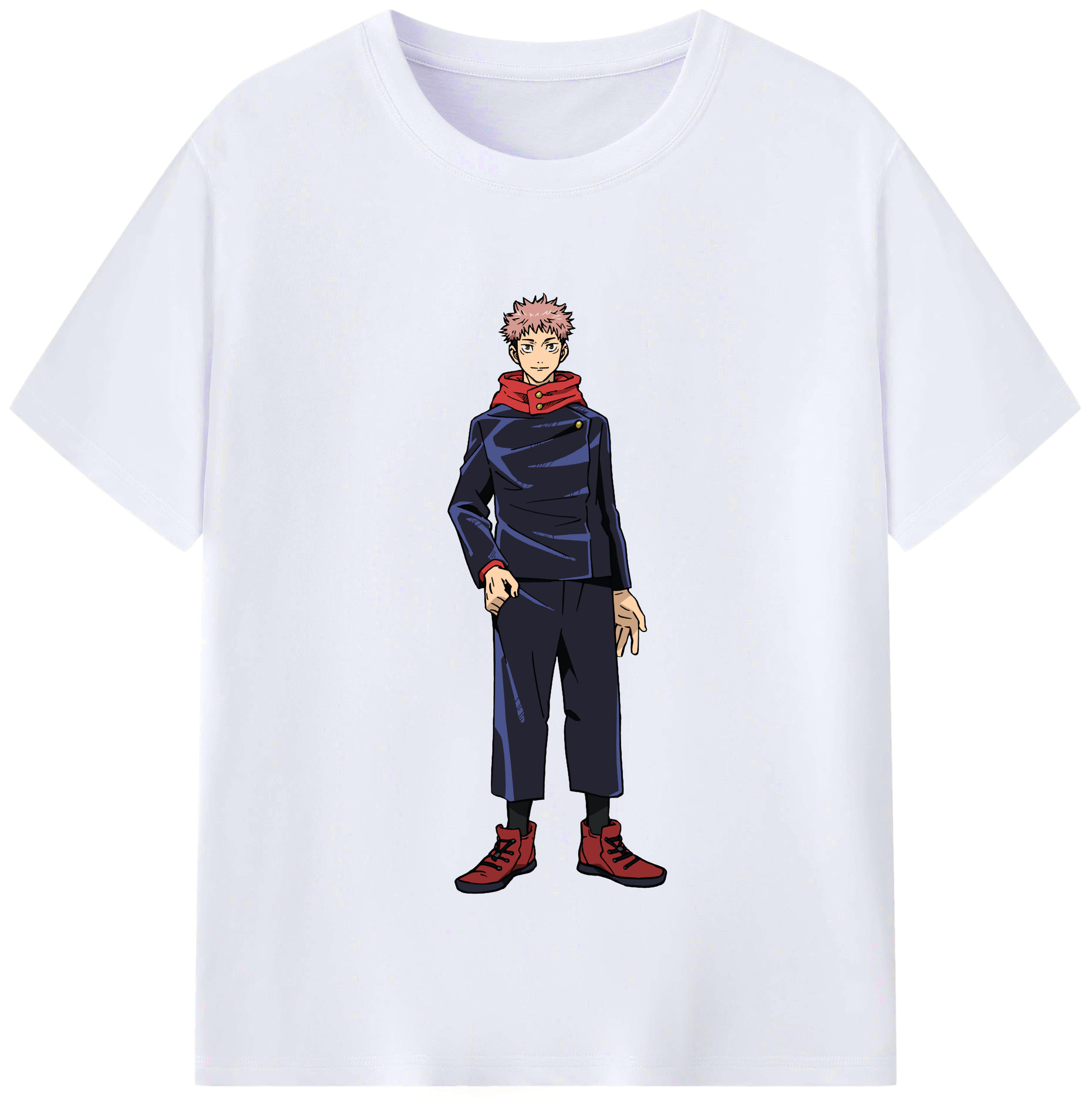 （画像用） 呪術廻戦 Jujutsu Kaisen レディースカジュアルプリントTシャツ（綿100％）