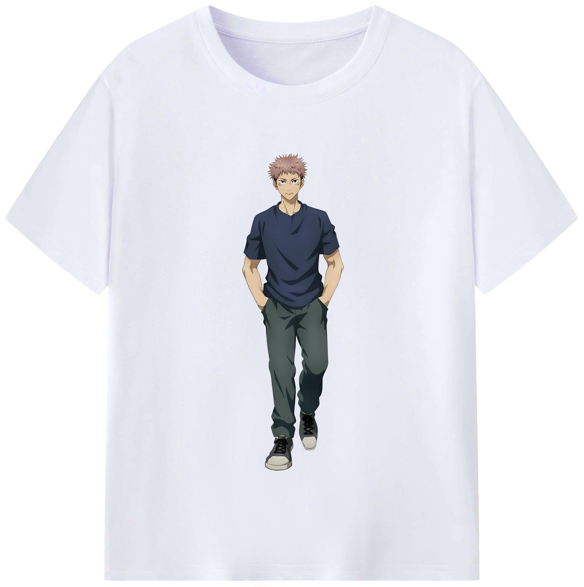 （画像用） 呪術廻戦 Jujutsu Kaisen レディースカジュアルプリントTシャツ（綿100％）
