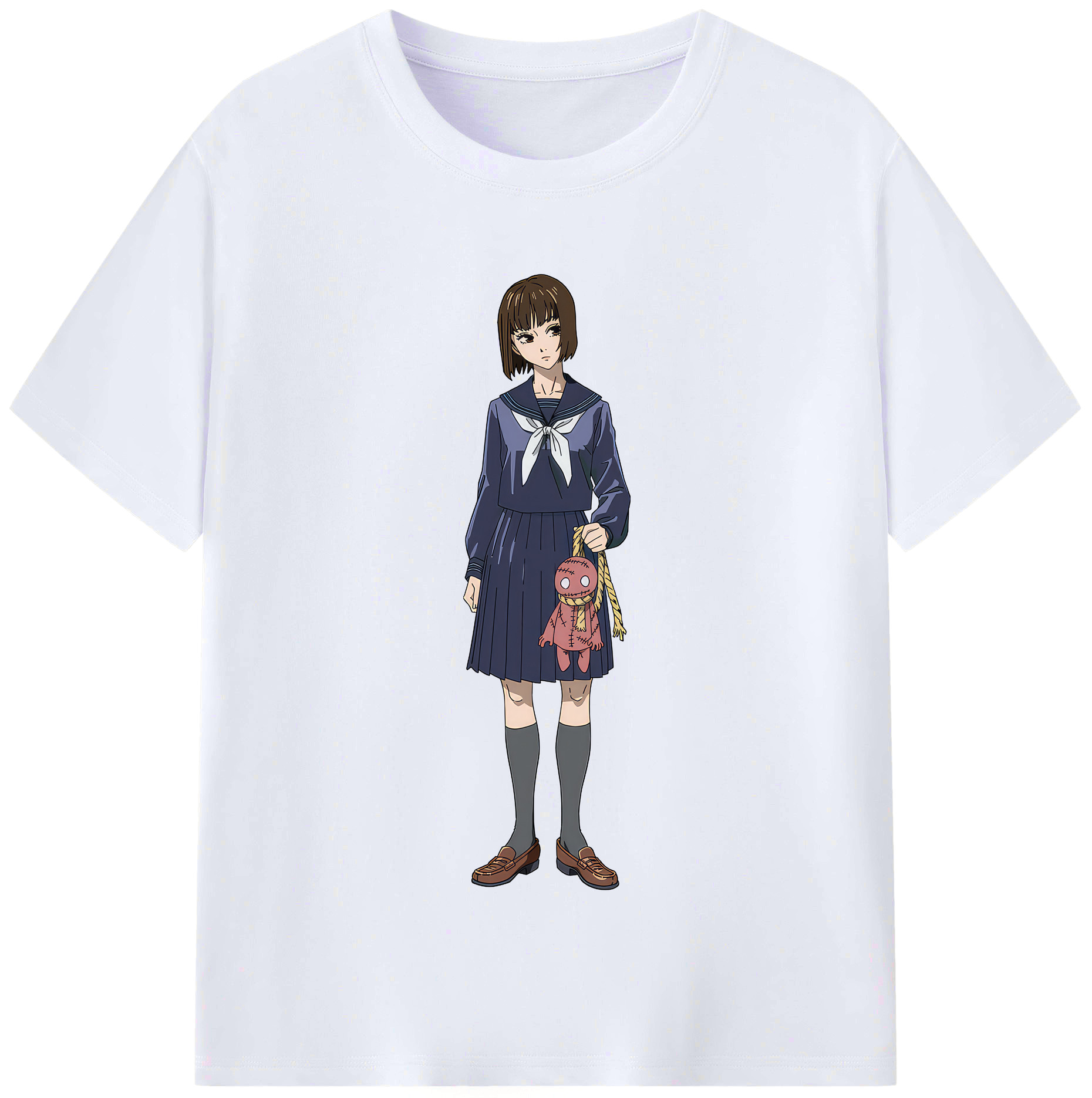 （画像用） 呪術廻戦 Jujutsu Kaisen レディースカジュアルプリントTシャツ（綿100％）