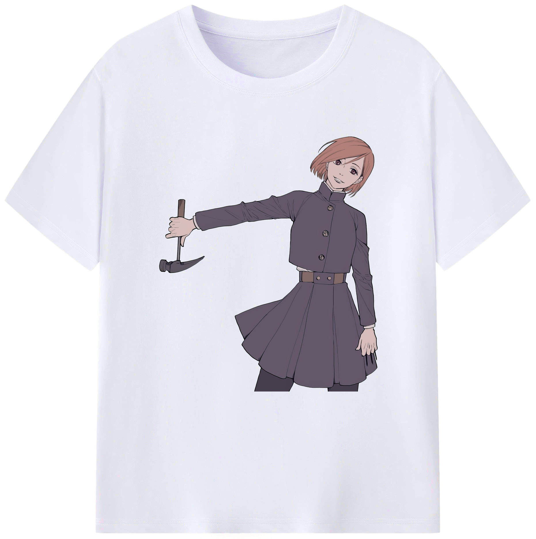 （画像用） 呪術廻戦 Jujutsu Kaisen レディースカジュアルプリントTシャツ（綿100％）