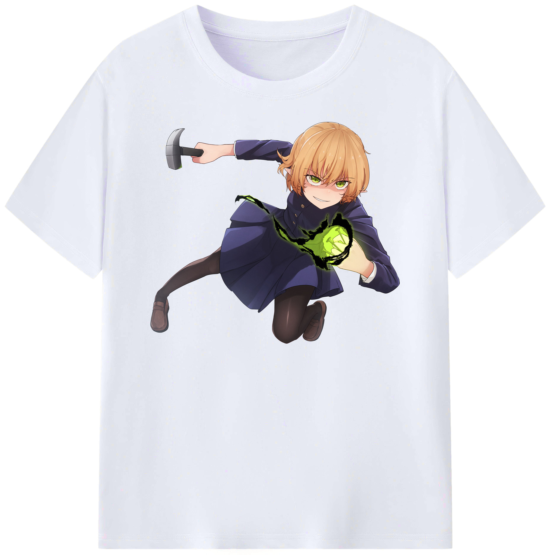 （画像用） 呪術廻戦 Jujutsu Kaisen レディースカジュアルプリントTシャツ（綿100％）