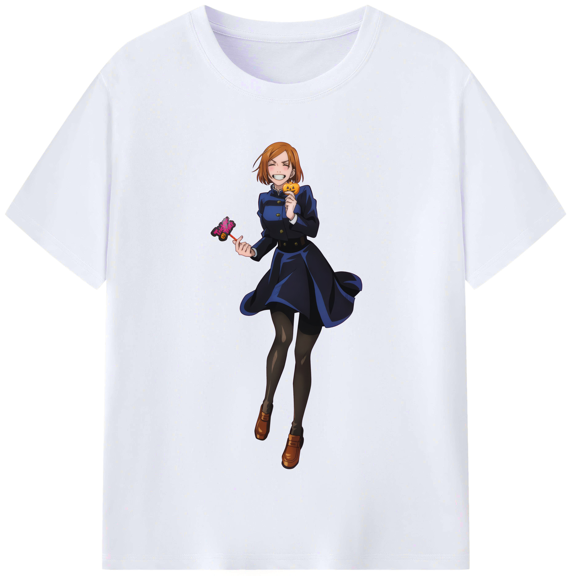 （画像用） 呪術廻戦 Jujutsu Kaisen レディースカジュアルプリントTシャツ（綿100％）