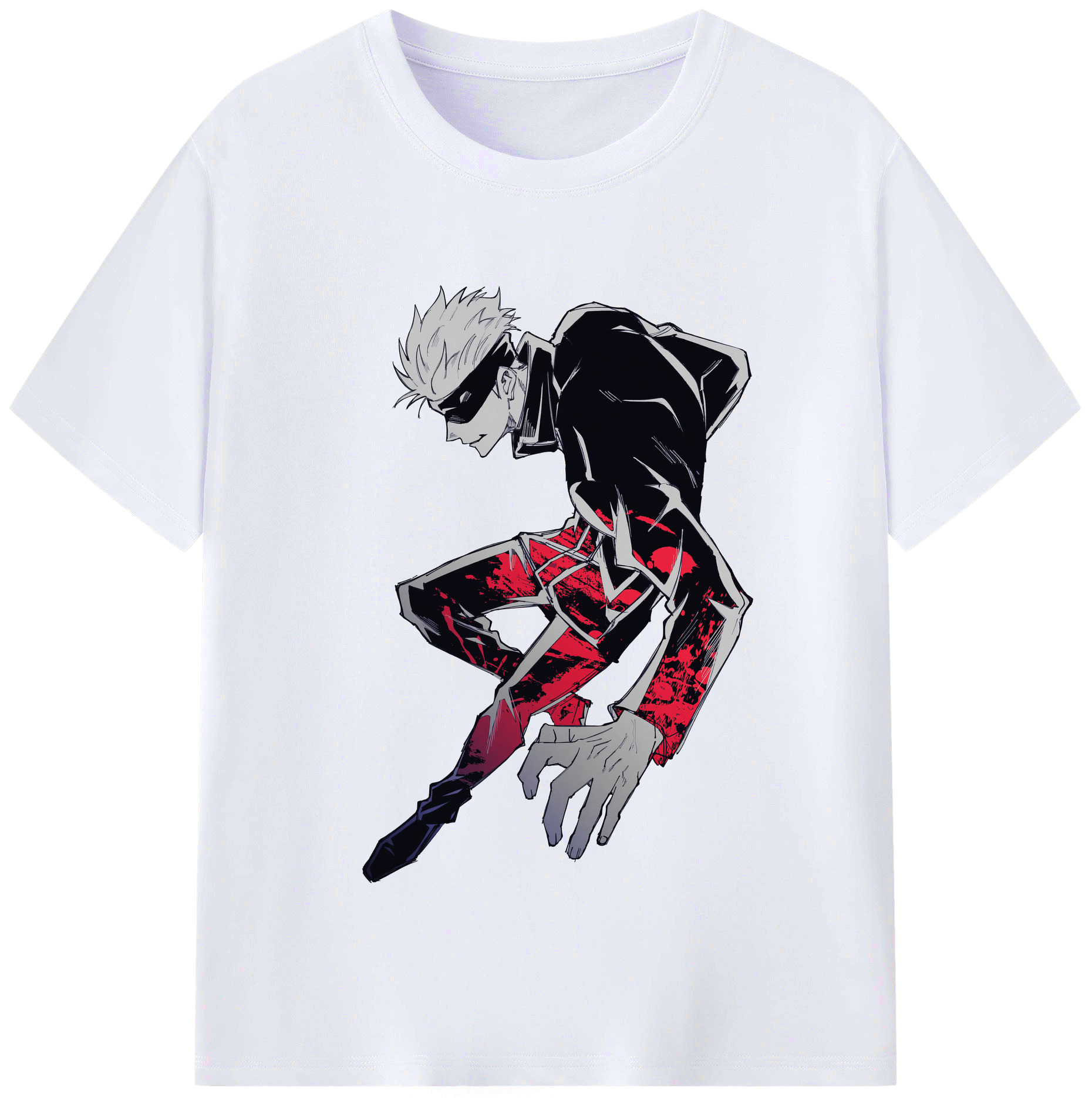 （画像用） 呪術廻戦 Jujutsu Kaisen レディースカジュアルプリントTシャツ（綿100％）
