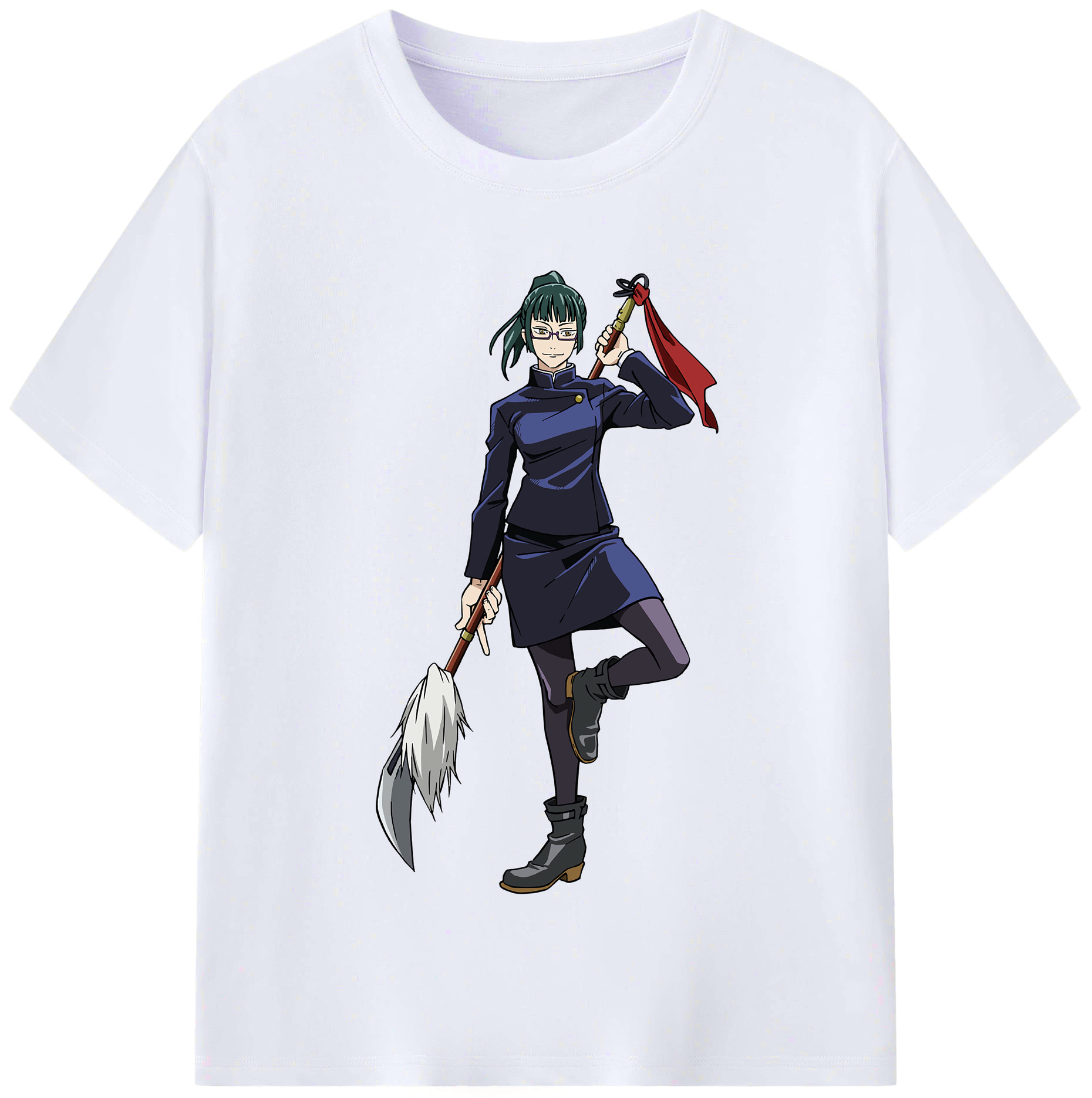 （画像用） 呪術廻戦 Jujutsu Kaisen レディースカジュアルプリントTシャツ（綿100％）
