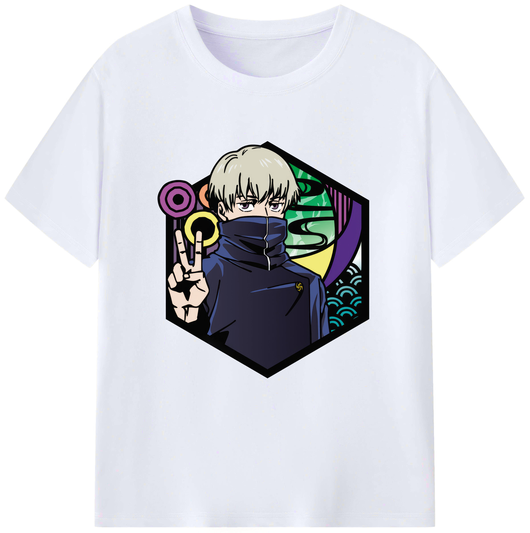 （画像用） 呪術廻戦 Jujutsu Kaisen レディースカジュアルプリントTシャツ（綿100％）