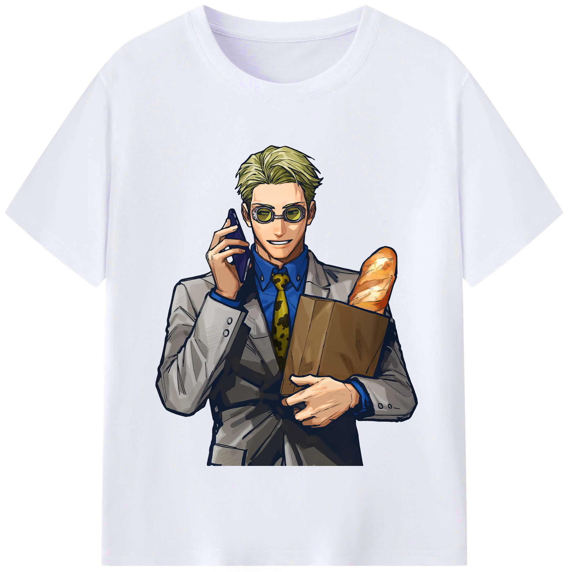 （画像用） 呪術廻戦 Jujutsu Kaisen レディースカジュアルプリントTシャツ（綿100％）
