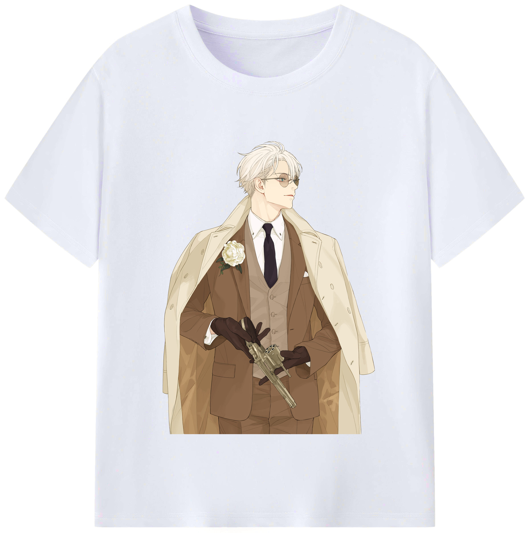 （画像用） 呪術廻戦 Jujutsu Kaisen レディースカジュアルプリントTシャツ（綿100％）
