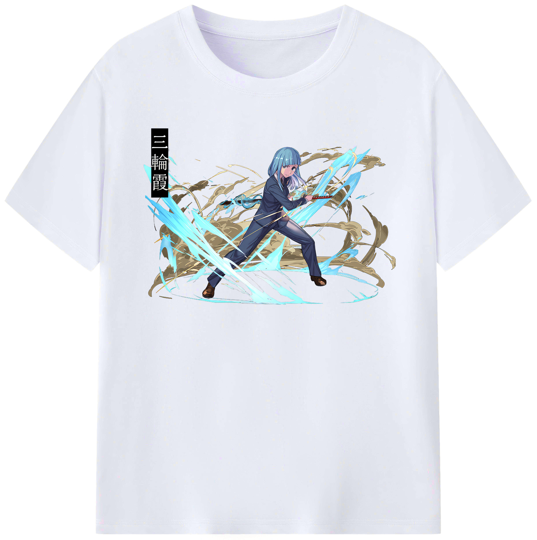 （画像用） 呪術廻戦 Jujutsu Kaisen レディースカジュアルプリントTシャツ（綿100％）