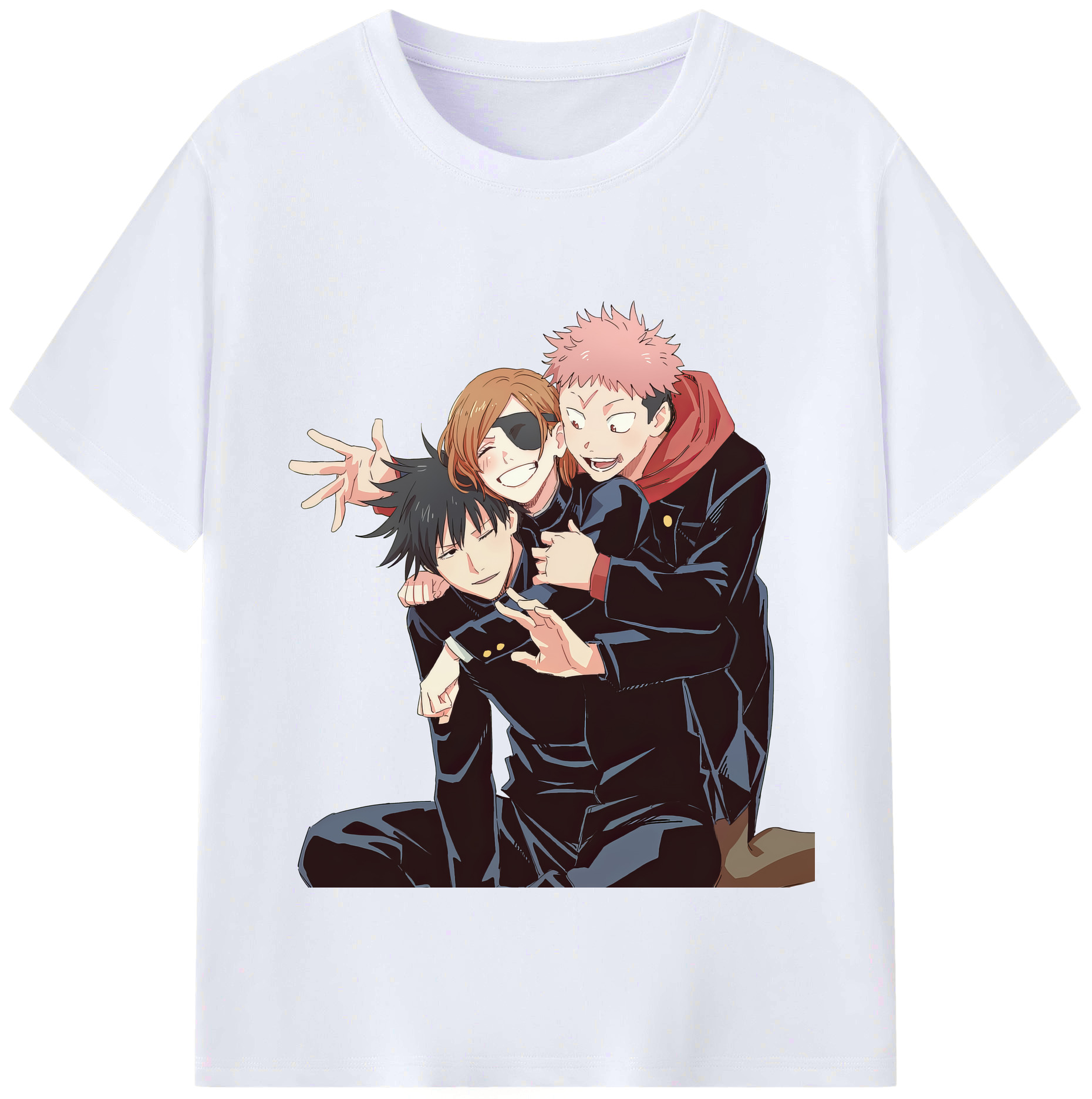 （画像用） 呪術廻戦 Jujutsu Kaisen レディースカジュアルプリントTシャツ（綿100％）