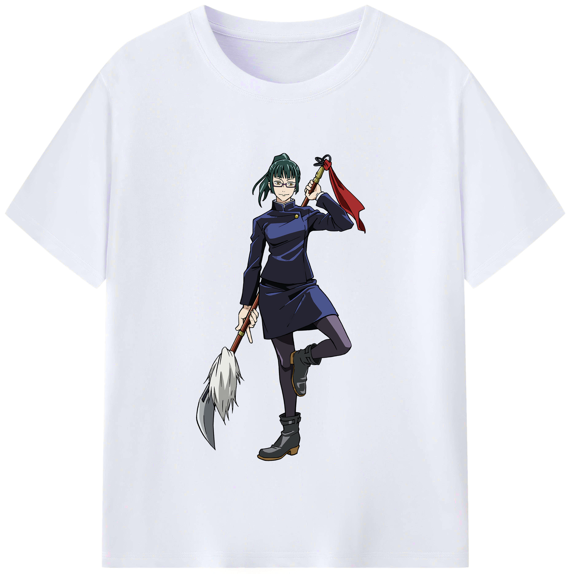 （画像用） 呪術廻戦 Jujutsu Kaisen レディースカジュアルプリントTシャツ（綿100％）