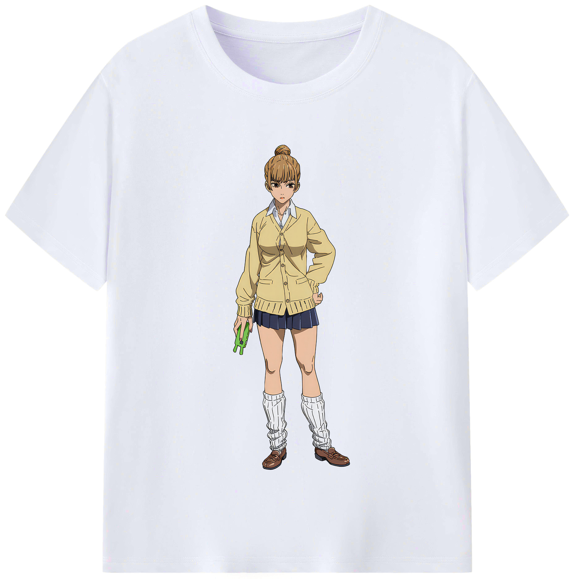 （画像用） 呪術廻戦 Jujutsu Kaisen レディースカジュアルプリントTシャツ（綿100％）