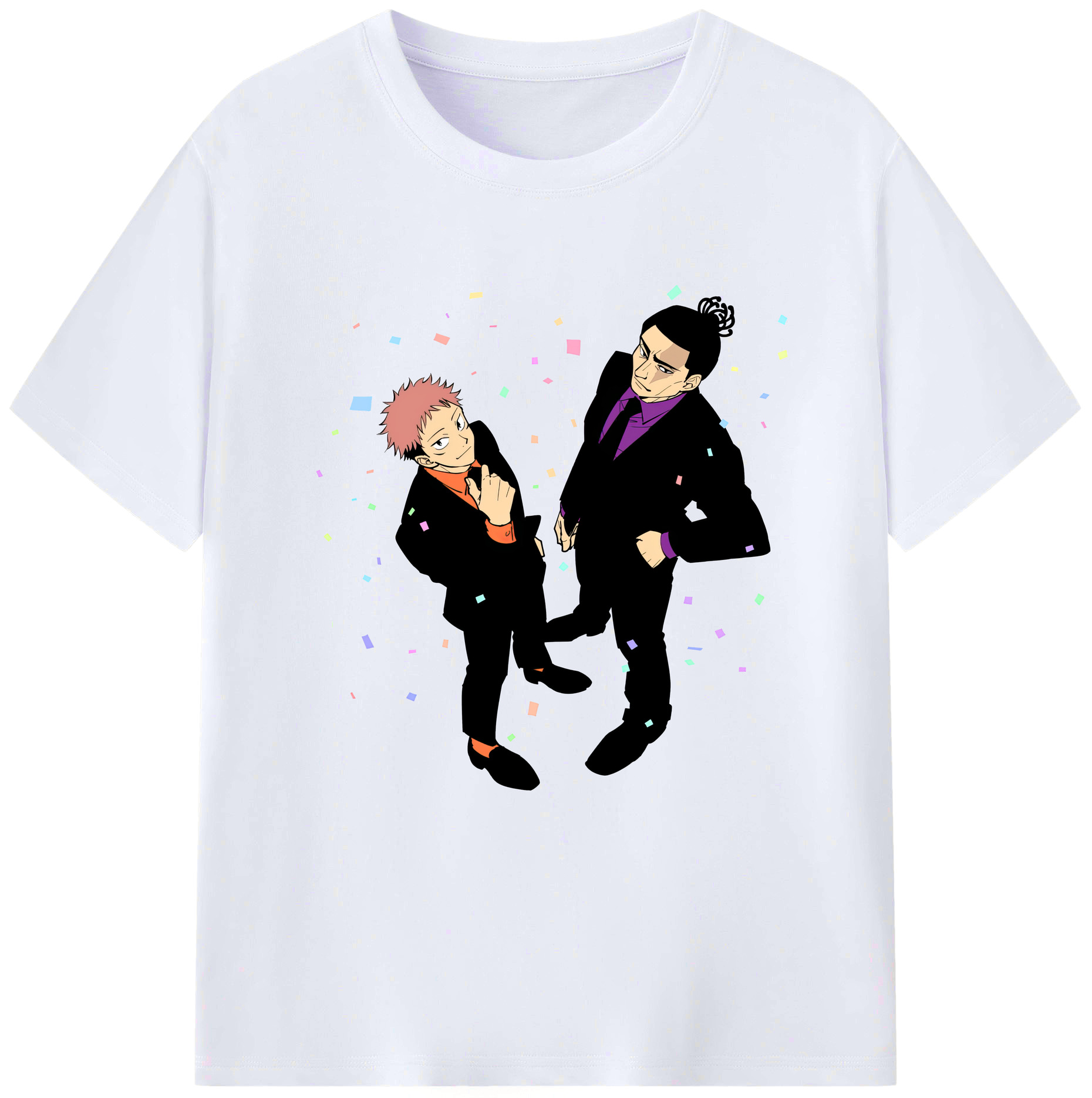 （画像用） 呪術廻戦 Jujutsu Kaisen レディースカジュアルプリントTシャツ（綿100％）