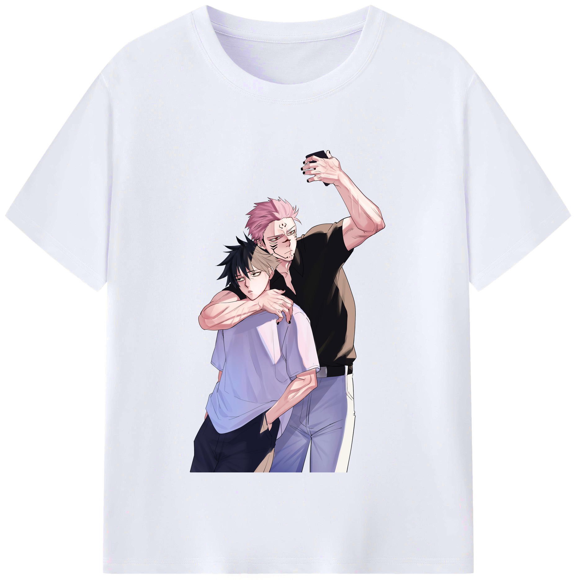 （画像用） 呪術廻戦 Jujutsu Kaisen レディースカジュアルプリントTシャツ（綿100％）