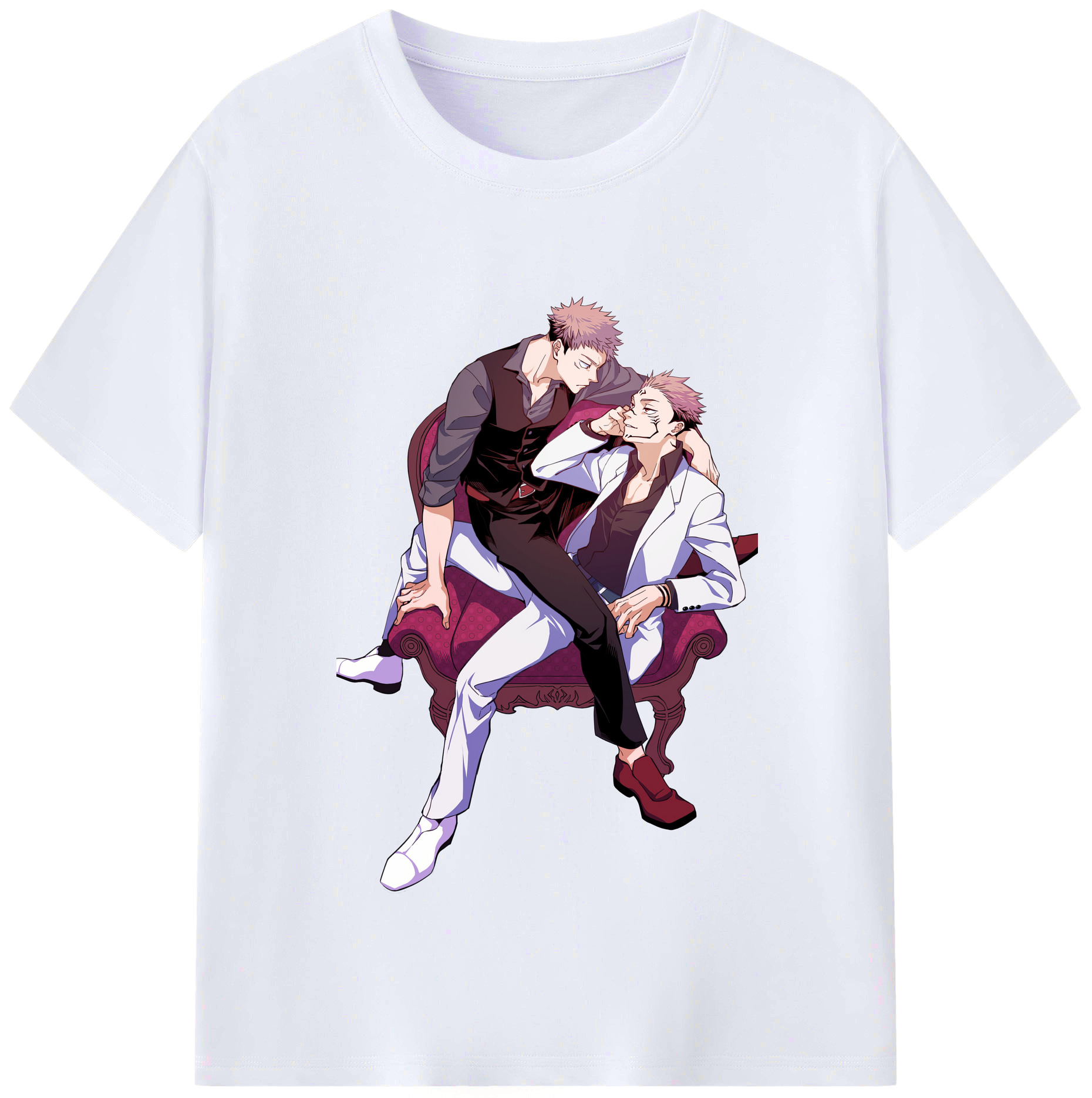（画像用） 呪術廻戦 Jujutsu Kaisen レディースカジュアルプリントTシャツ（綿100％）