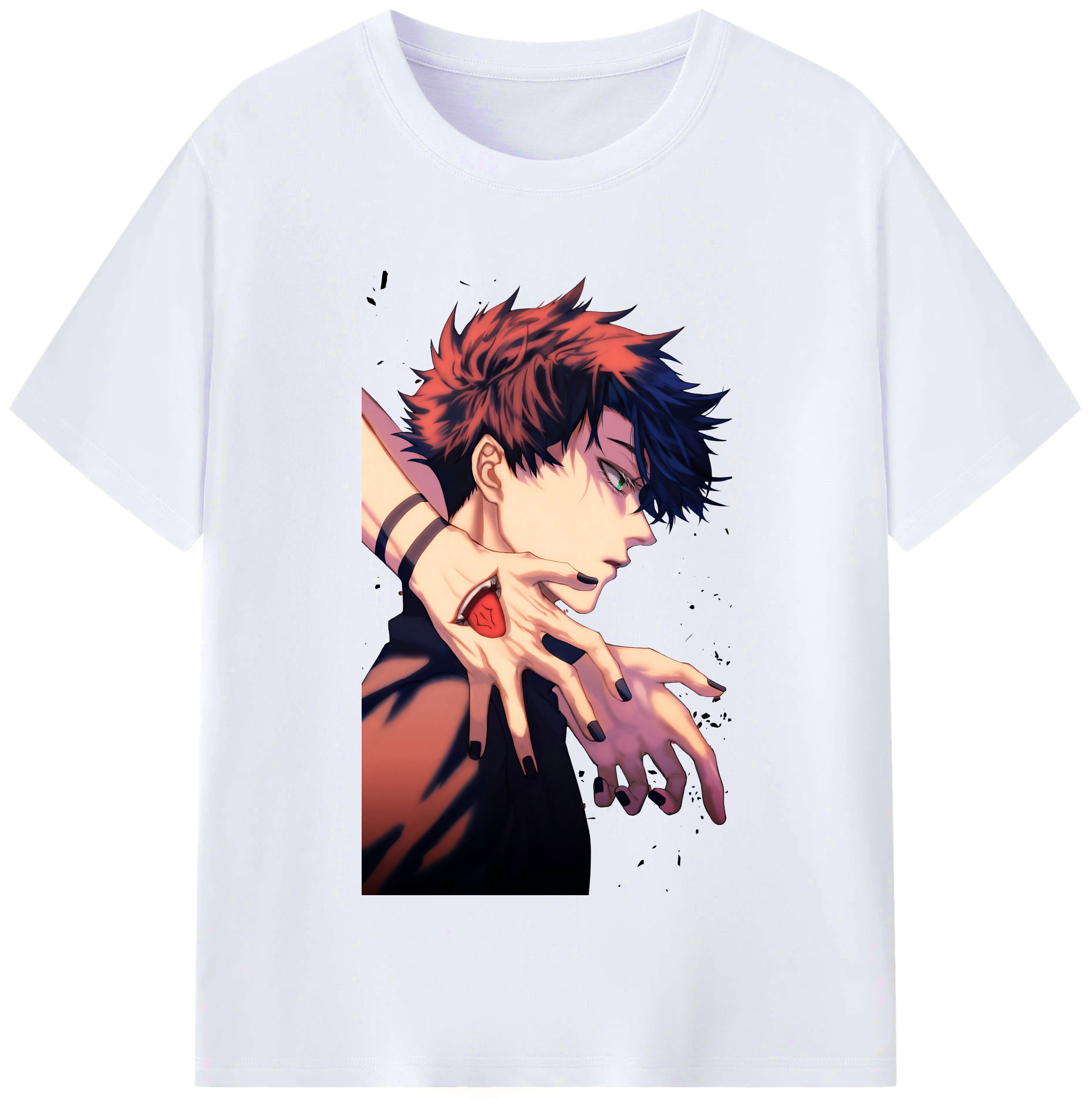 （画像用） 呪術廻戦 Jujutsu Kaisen レディースカジュアルプリントTシャツ（綿100％）