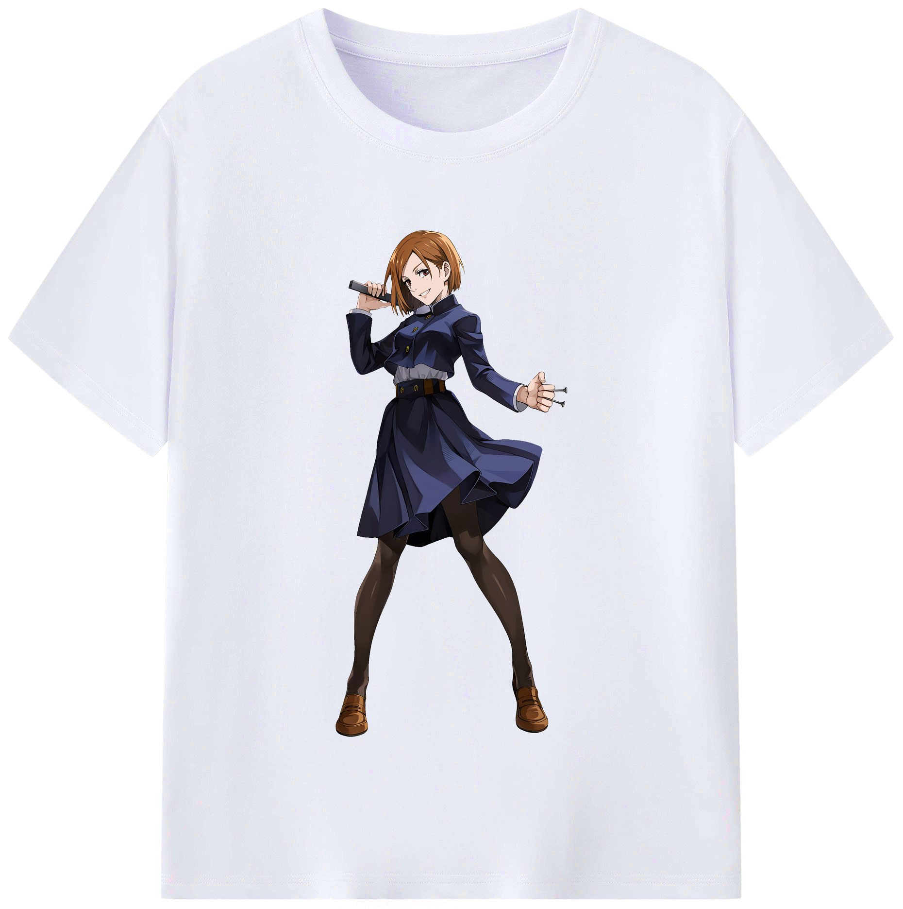 （画像用） 呪術廻戦 Jujutsu Kaisen レディースカジュアルプリントTシャツ（綿100％）