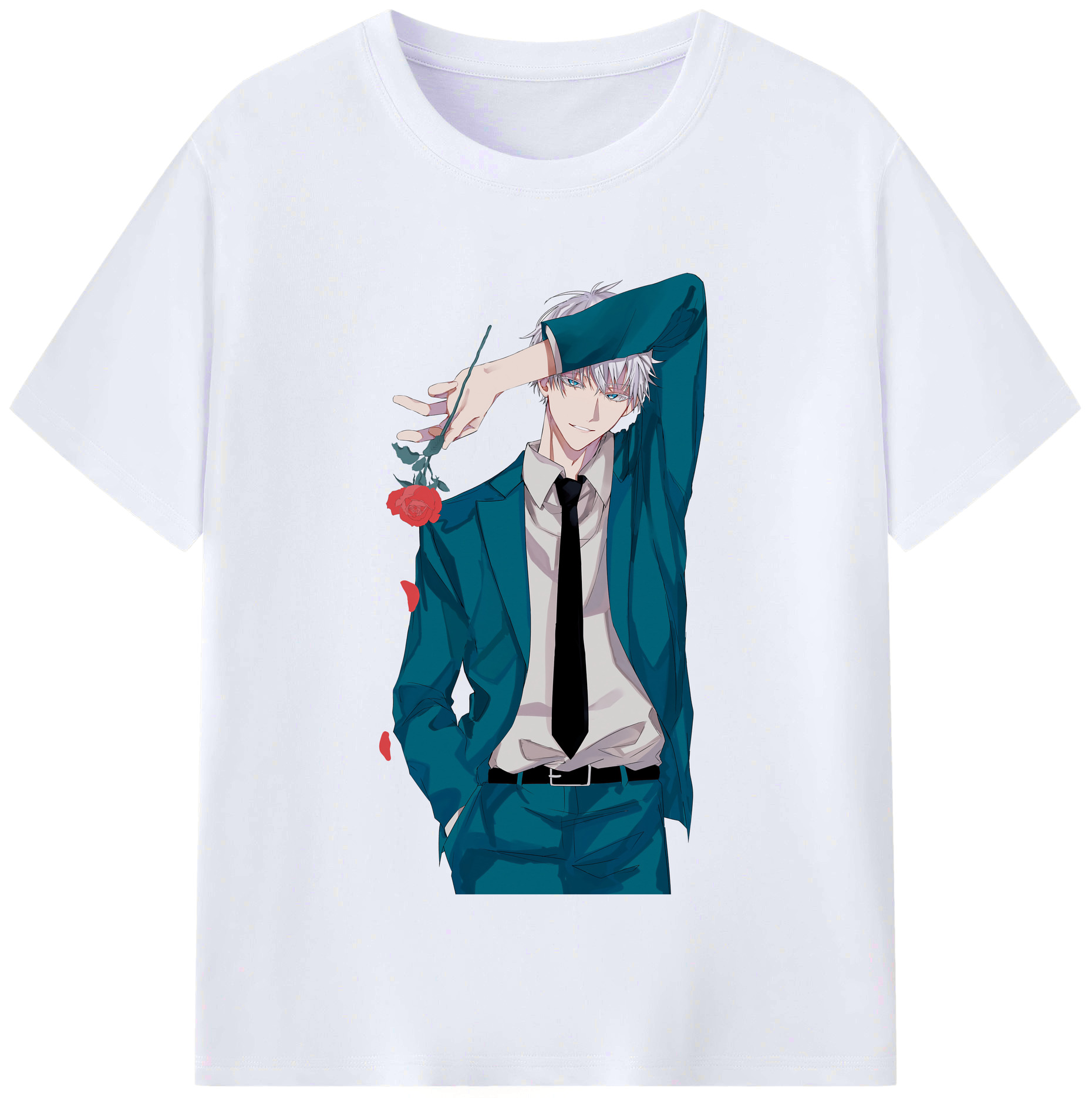 （画像用） 呪術廻戦 Jujutsu Kaisen レディースカジュアルプリントTシャツ（綿100％）