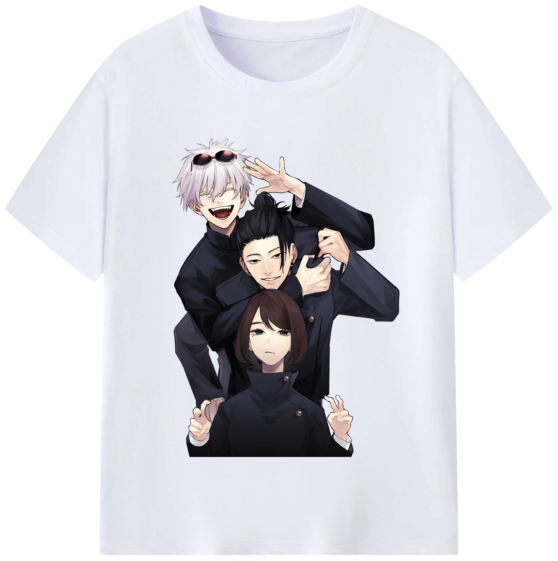 （画像用） 呪術廻戦 Jujutsu Kaisen レディースカジュアルプリントTシャツ（綿100％）